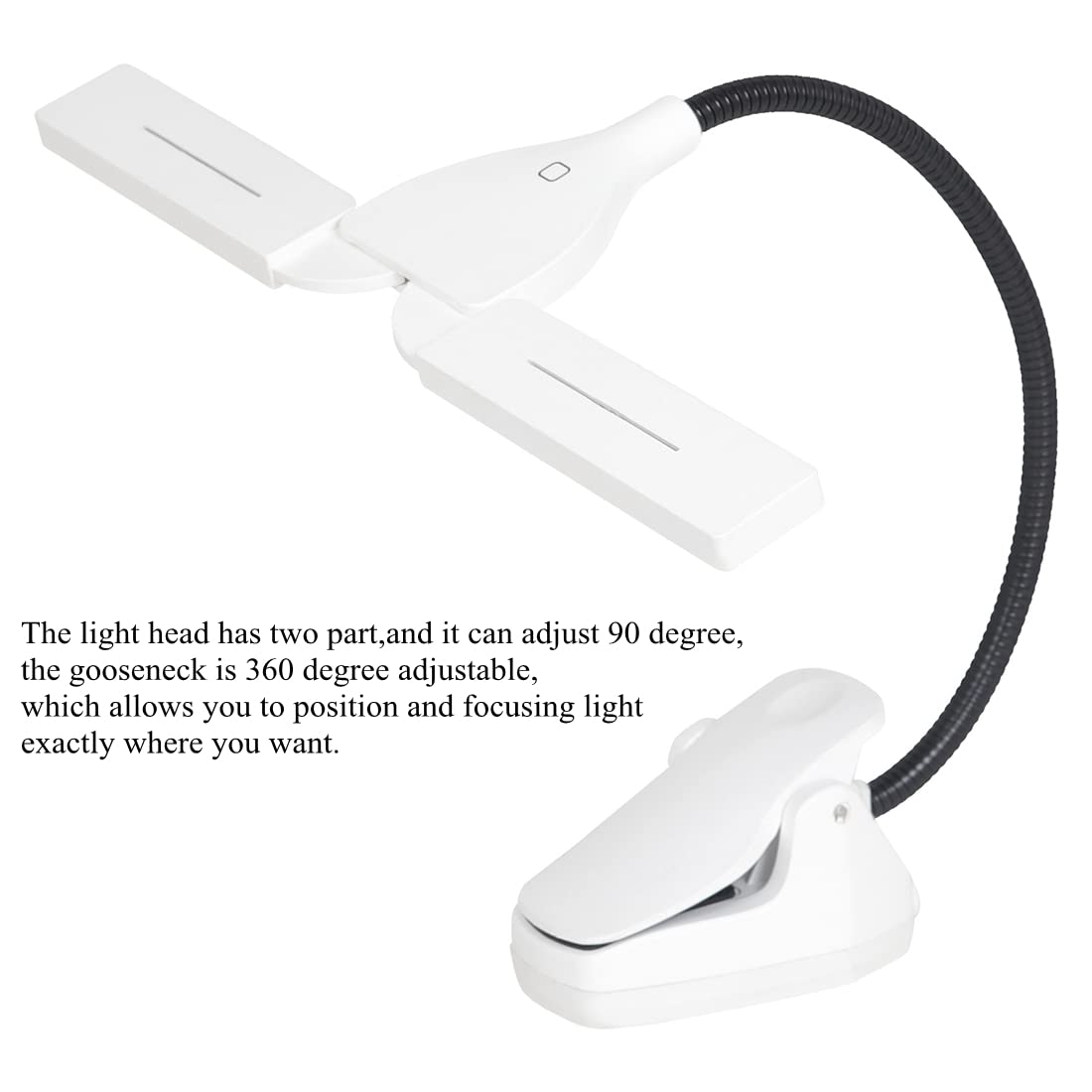 28 LEDS 3 Niveaux de luminosité Touch Interrupteur Music Stand pour les instruments Pratique avec un câble USB
