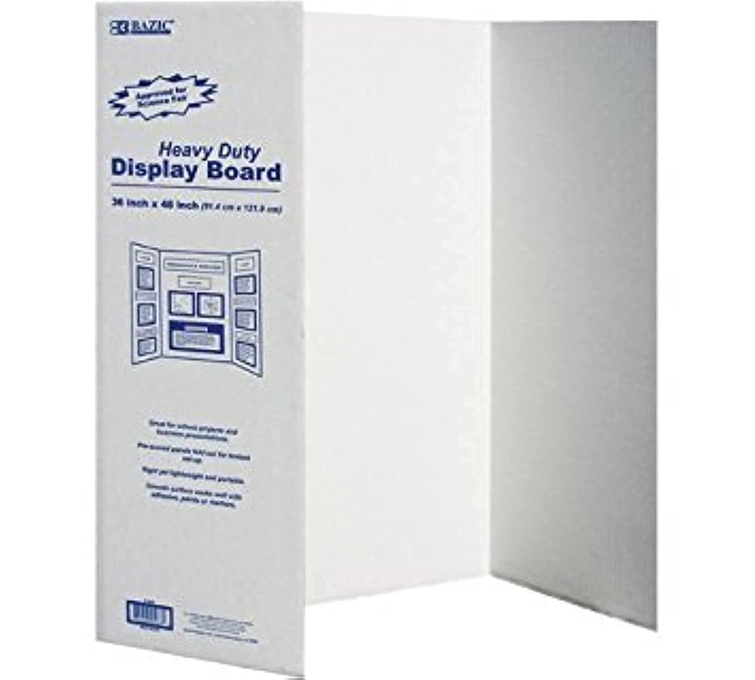 BAZIC TriFold Corrugated Presentation Board, 36 x 48 Inch (2Pack) Amazon.in Office Products