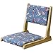 WEWE Sedia Pieghevole da Pavimento Tatami Sedia da Meditazione per Camera da Letto Giapponese Senza Gambe Sedia ergonomica con Finestra a bovindo-k