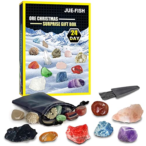 Calendrier de l'Avent 2023 - Calendrier de l'Avent 2021 - Compte à rebours de Noël - 24 jours de surprises - Petites boules décoratives de Noël, multicolore, taille unique Cover