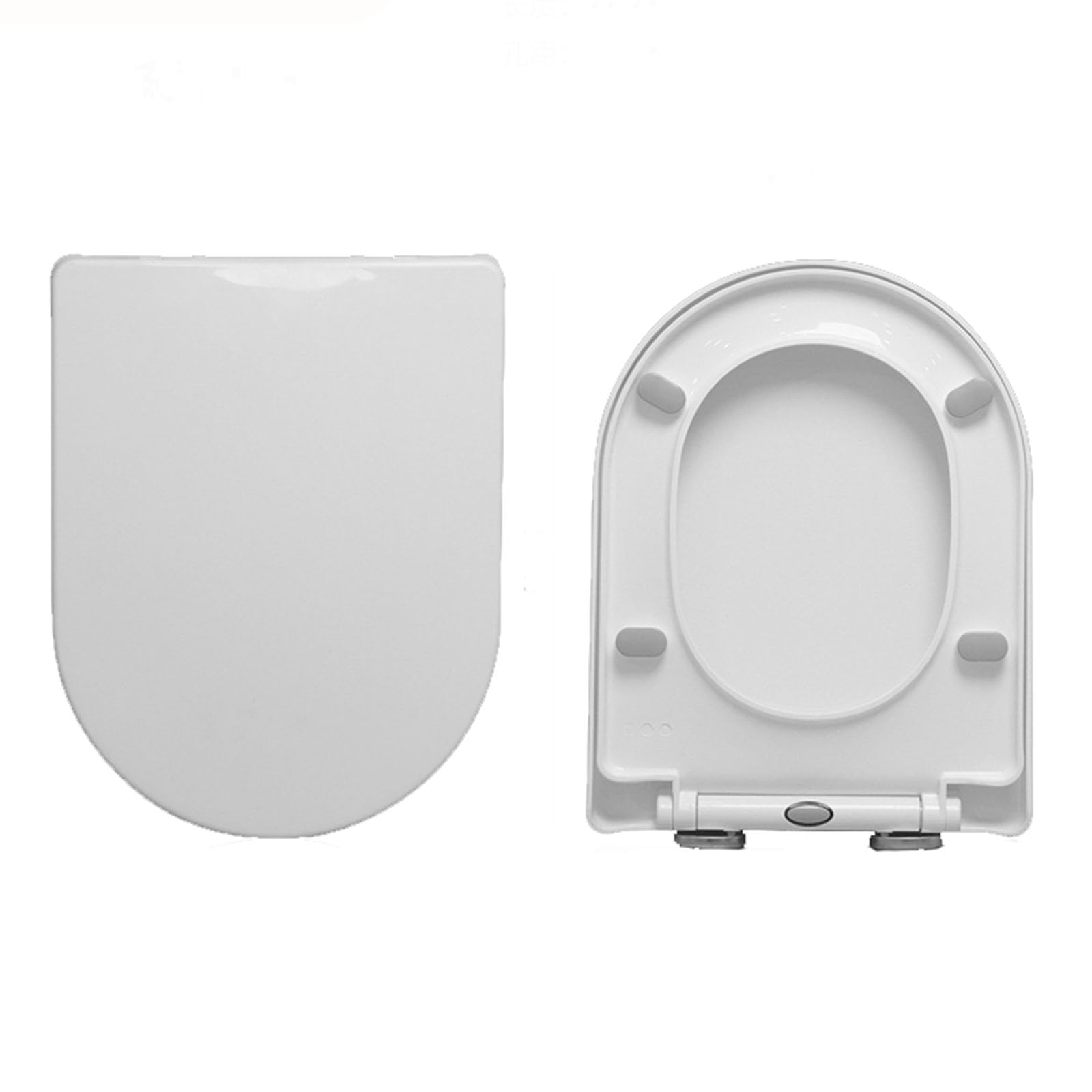 Dxpsxjl One Color Soft Close Close D Shaped Toilet Seat, Variable Hinge Quick Release Lid, Easy Install White Easy Easy Install And Clean White, Lightweight, Durable, Portable, User-Friendly
