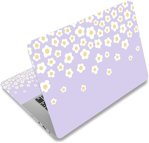 Miniatura 128 de Adhesivo para laptop de 12.1-15.6 pulgadas, calcomanía reutilizable universal de vinilo para laptop, protector de arte impermeable en color panal