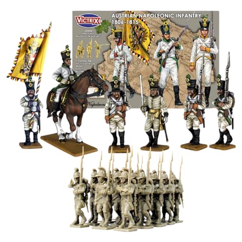 Infanterie napoléonienne autrichienne : figurines de 28 mm de haute précision