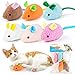 yeeplant Cat Toy Cat 6Pcs Interactive Mouse Cat Cute Toy Toy Catnip Realistic Toy Cat Bite Bite Toy Cat