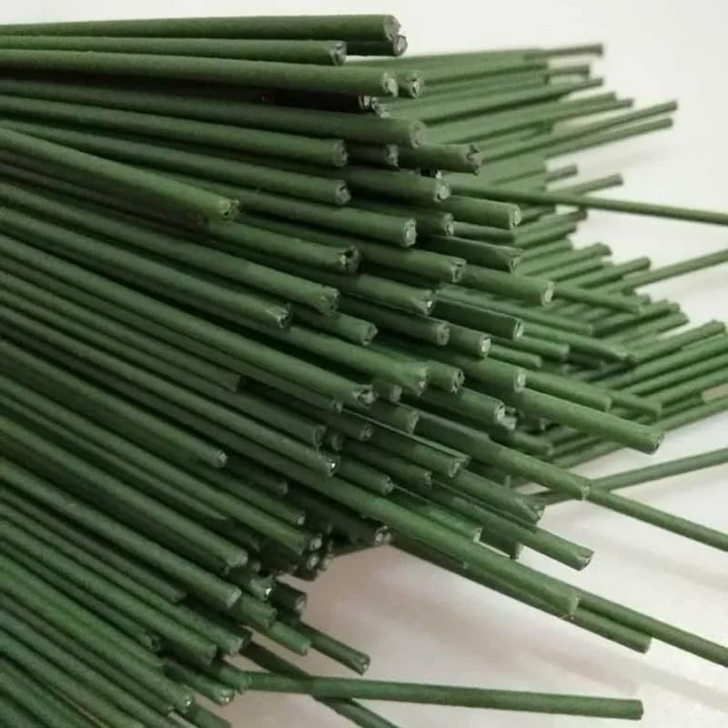 Tallo de flor de hierro y plástico de 2mm de 7 pulgadas para accesorio de boda 5
