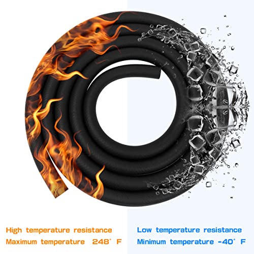 Fuel Line 3/8 Inch Id Nbr Fuel Line Hose 6An Push On Hose For Small Engine 10 Feet #TOP4