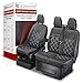 Price comparison product image UK Custom Covers Ford Transit Custom Seat Covers  Leather Seat Cover, Heavy Duty Van Seat Covers, Waterproof Protection for 2013-2023 Transit Custom Front Seats (Black)