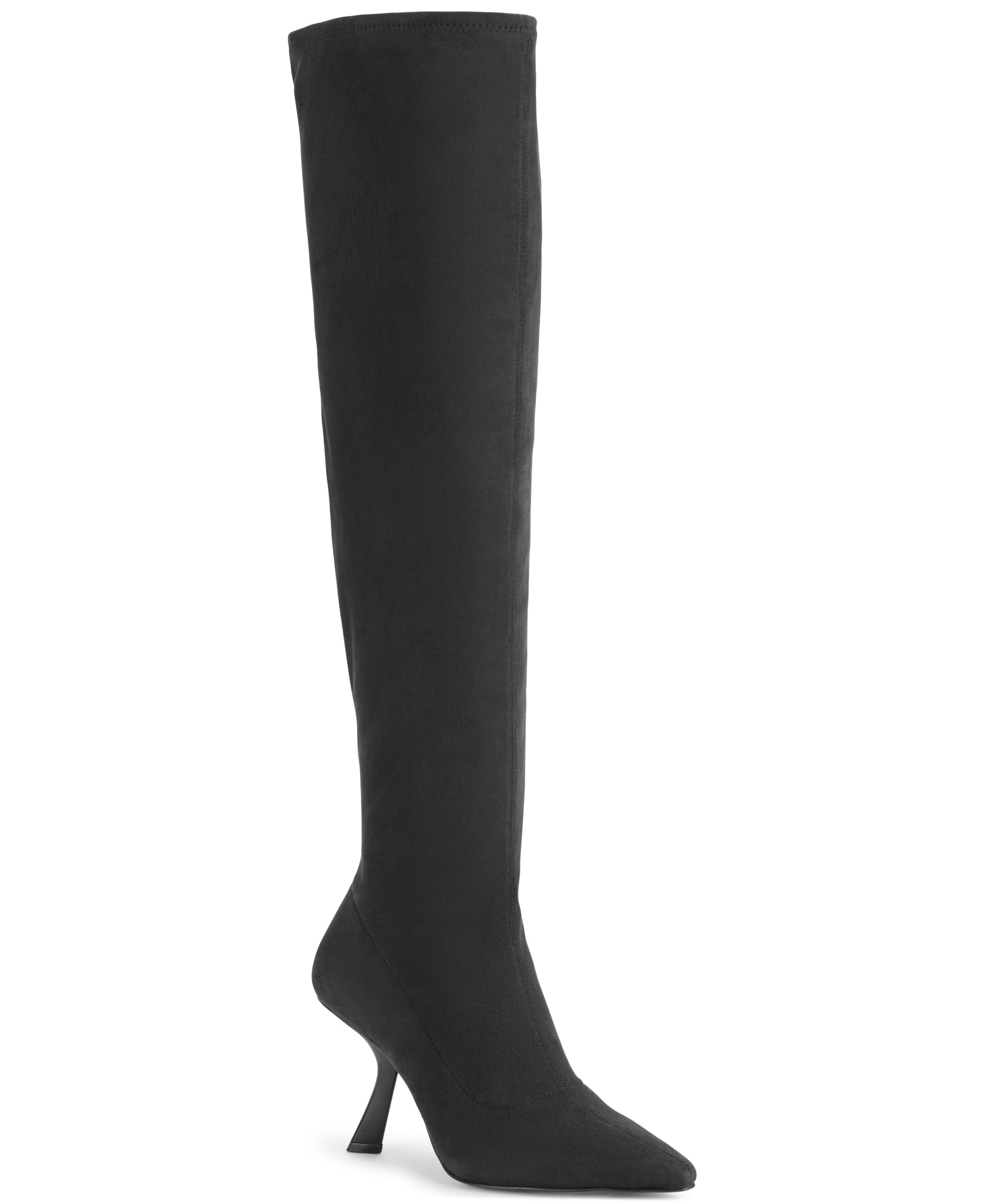 KARL LAGERFELD Womens Kian Tall Knee High Stiletto Boots