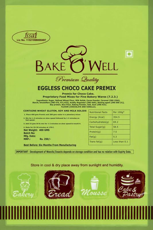 Bake O Well Eggless Choco Cake Premix Deluxe: Unleash the Decadence of Moist and Rich Choco Sponge Cake-image-8