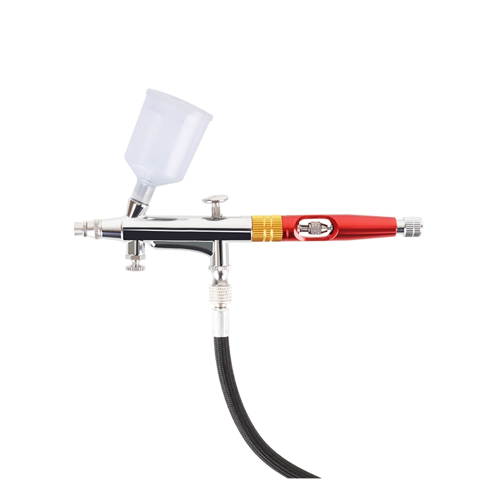 Duży przepływ powietrza Dual Action Airbrush Pen Pistolet natryskowy do modelu artystycznego Farba do ciała Artysta Makijaż Tatuaże na paznokcie Ciasto Narzędzia do samochodu Narzędzie do naprawy sa