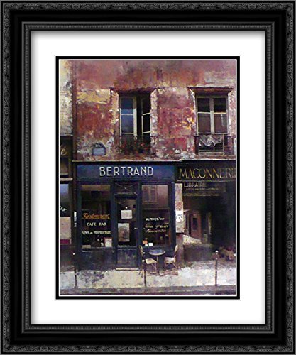 Amazon.com: Bertrand 2x Matted 11x13 Black Ornate Framed Art Print