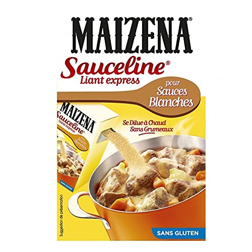 Maizena Sauceline Liant Express para salsas blancas sin gluten 250 g (lote de 4)
