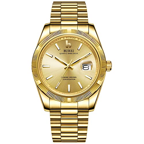 BUREI Men's Luxury Quartz Watch