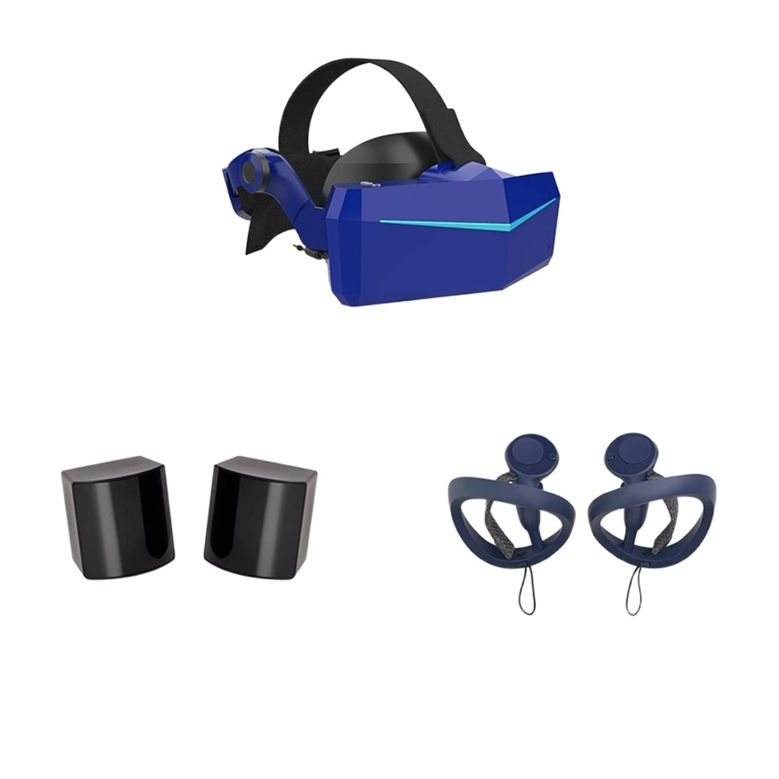 Gafas Inteligentes VR 8K Plus, Auriculares de Realidad Virtual, Casco inalámbrico para Juegos con Pantalla Dual 4K HD para Juegos de Vapor PCVR