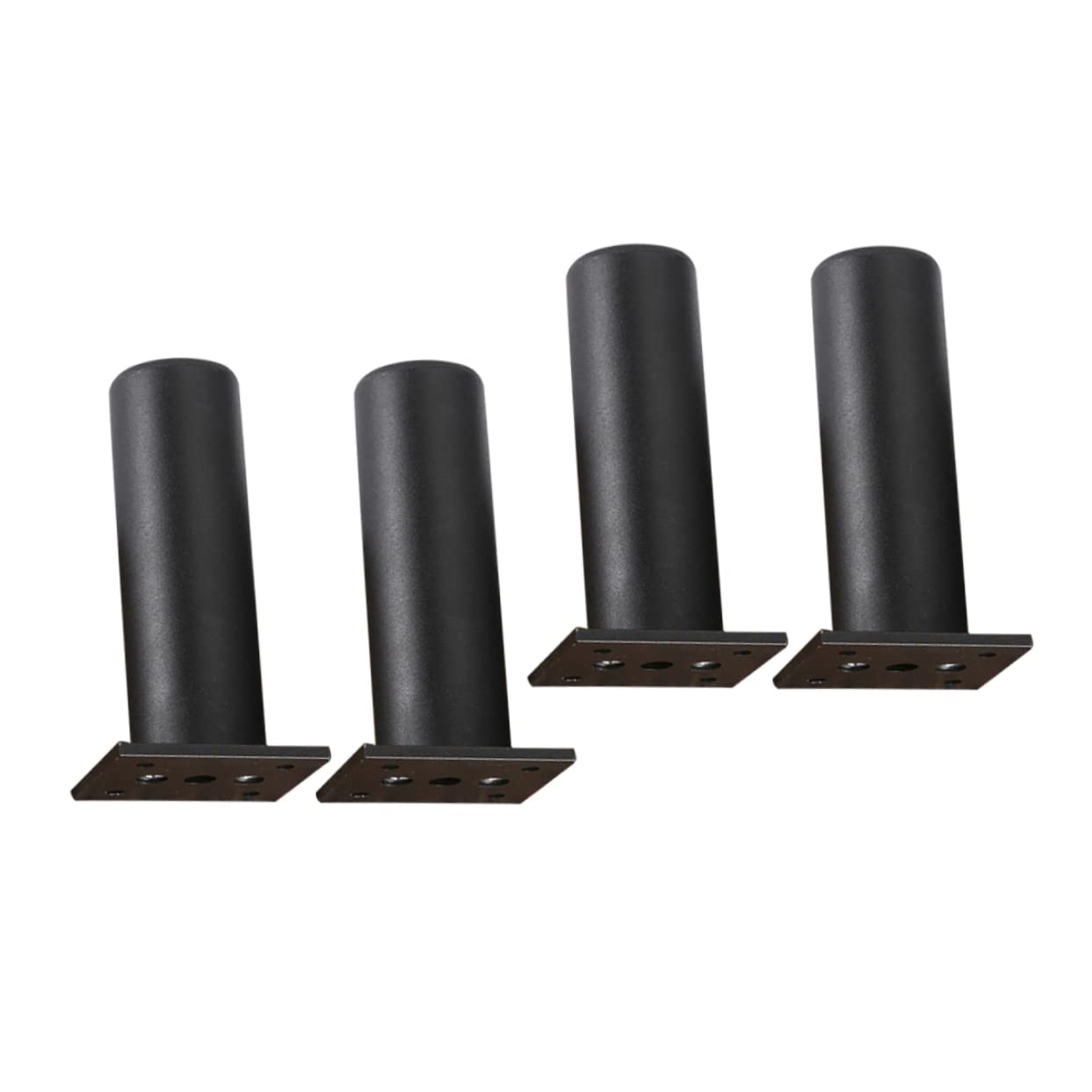 Patas para mesas de escritorio negras Angoily de aluminio para proyectos de salon