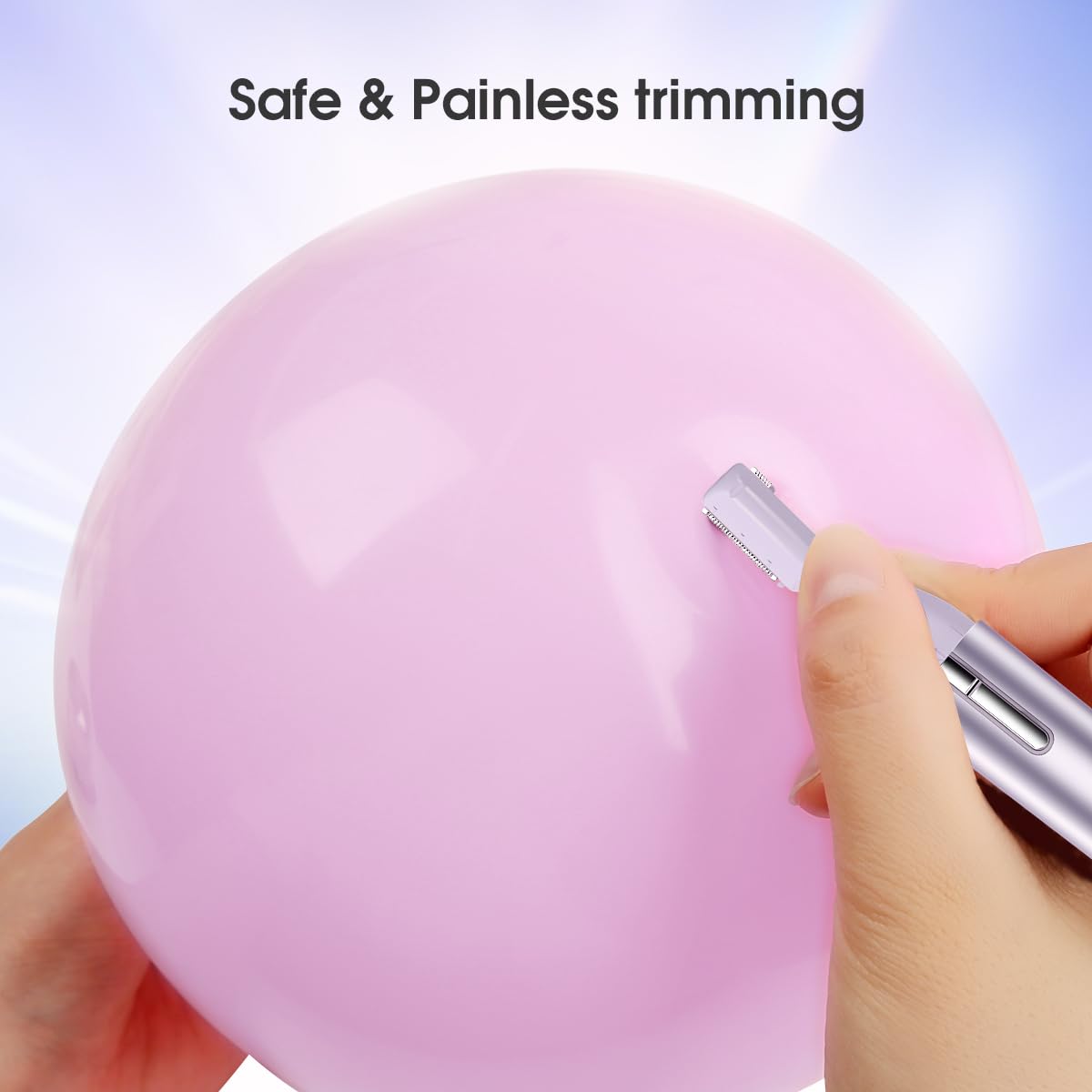 Rasoio Sopracciglia,TOUCHBeauty Epilatore Sopracciglia Donna, Face Razor Professionale di Precisione Facciali Indolore, Rasoio Viso Trimmer Portatile per donna e uomoAG-1658Z(Viola)