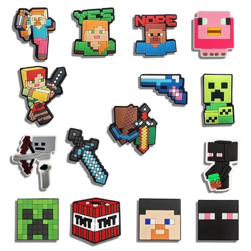 Image of Cartoon Shoe Charms, for Clog Decoration Cartoon Anime Charms Shoe Accessories, PVC Shoe Charms Decoration for Kids Teens Boys Girls Men Women Party Birthday Gifts
