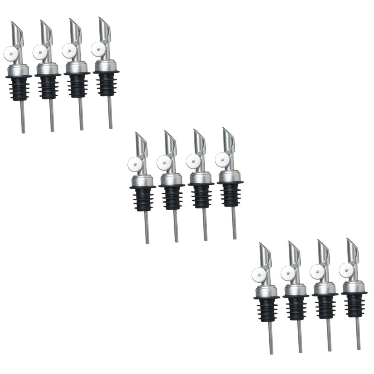 Alipis 12 Boquillas Para Botella De Aceite Vertedor De Corcho De Vino Vertedor De Aceite Boquilla De Aceite Vertedor De Aguja De Vino Dispensador De Aceite Boquillas Para Vino