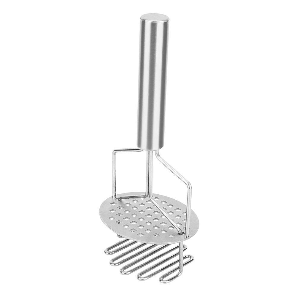 Edelstahl Kartoffelstampfer Langlebig Doppelschicht Kartoffelpresse Küche Kartoffelpresse Hand Kartoffelpüree Maker/3281