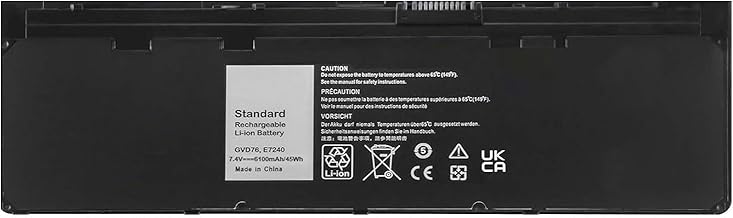 FESTAS 7.4V 6100mAh/45Wh WD52H GVD76 VFV59 Laptop Ersatz Akku für Dell Latitude 12 7000 E7240 E7250 Ultrabook KWFFN J31N7 F3G33 HJ8KP W57CV WG6RP 9C26T J31N7 NCVF0 YDN87 HJ8KP JN0J1 451-BBFX BBFW