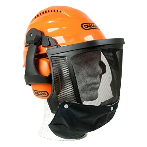Casco de seguridad Oregon Waipoua con protección auditiva y facial Cover