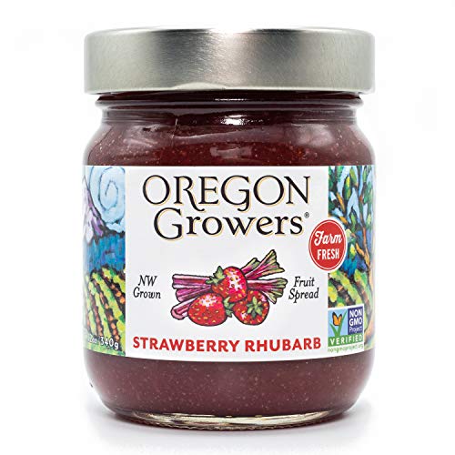Oregon Growers Strawberry Rhubarb Spread, 12 oz