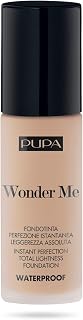 Pupa - Base de maquillaje líquida Wonder Me (030 Medium Beige Neutral) – Base de maquillaje perfecta instantánea y ligereza absoluta, larga duración, resistente al agua y a la humedad – Formato 30 ml