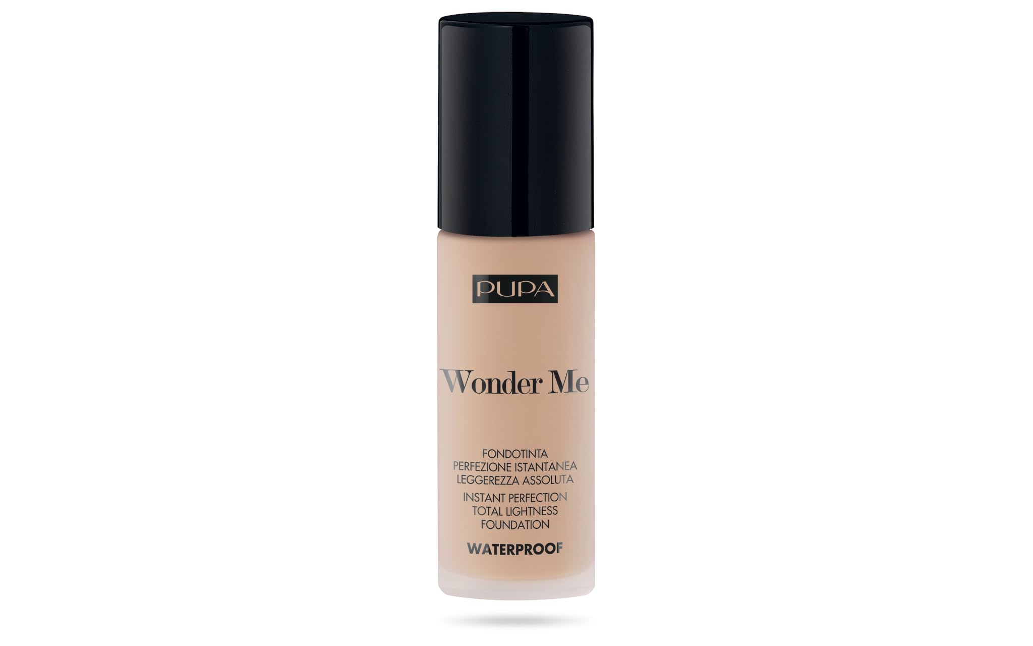 Pupa Fondotinta Fluido Waterproof Wonder Me (030 Medium Beige Neutral) - Fondotinta Perfezione istantanea e Leggerezza assoluta, lunga Durata, resiste all’Acqua e all’Umidità - Formato 30 ml
