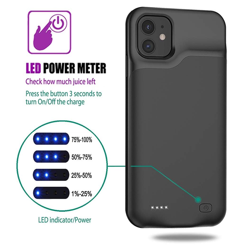 Amazon.com: JBUBN Battery Case for iPhone 11, 7000mAh Slim
