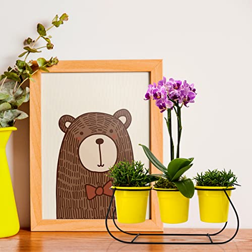 Suporte Vasinho Suculenta em Aramado Black