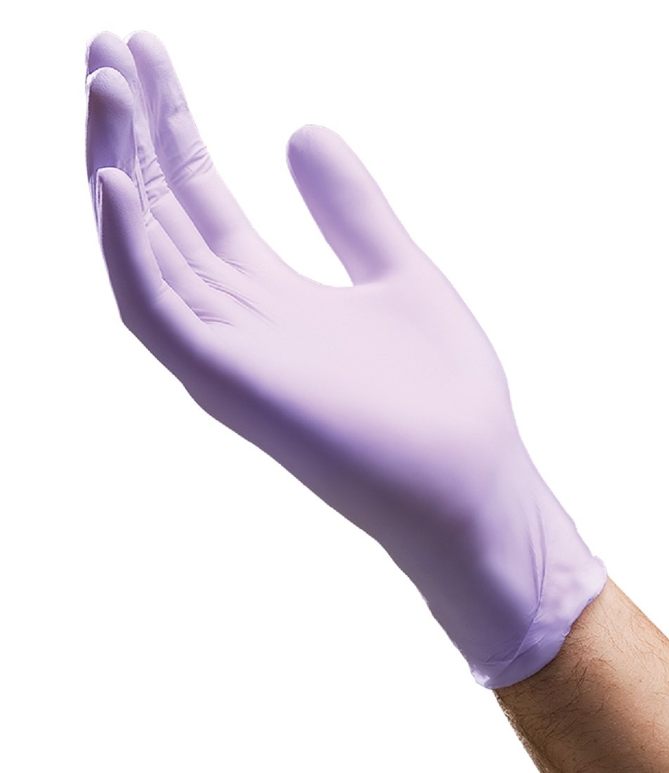 Amazon.com: Lavender Nitrile Powder-Free Exam Gloves, 52817, Small