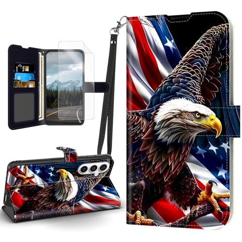 Tudguiloae Samsung Galaxy S25 FE �P�[�X�A�t���b�v PU ���U�[ ���C�N���X�v �g�ѓd�b �E�H���b�g S25 FE�p�A�L�b�N�X�^���h �ϏՌ��J�o�[ ���X�g���b�g �J�[�h �z���_�[ �X���b�g �\�t�g�t�B�����A�A�����J�����C�[�O