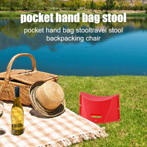 Tabourets de camping pliables x4 format poche compacts pour randonnée