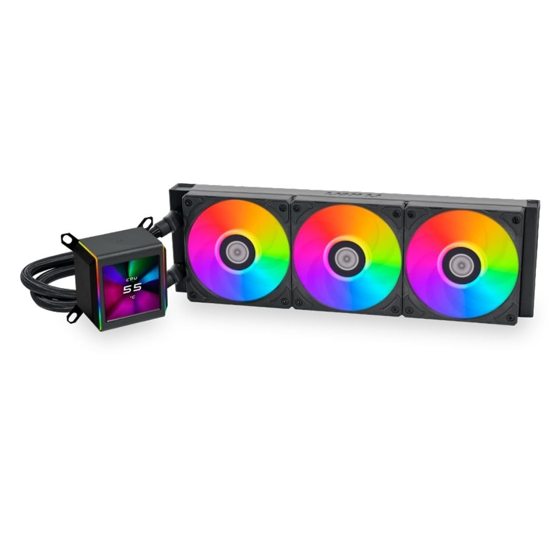Lian-Li AIO Galahad II LCD Watercooling Kit - 360mm (Black)