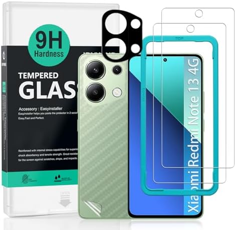 Funrae Verre Trempé Pour Xiaomi Mi Poco X7 Pro 5G Avec Caméra Arrière Protecteur [2 1 Pièces], Protection Objectif Caméra Individuel Pour Tout Coque,Dureté 9H HD Glass Film De Protection D'écran