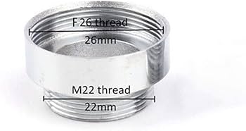 Amazon | 蛇口アダプターキットステンレススチールM22にM26またはF26 Amazon | 蛇口アダプターキットステンレススチールM22にM26またはF26