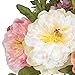Nearly Natural 4689 Mini Peony Silk Arrangement,Assorted 10 x 10 x 10
