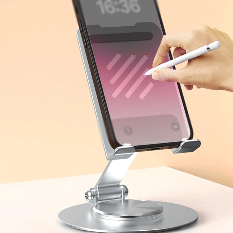 Mobile Phone Stand Desktop Portable Rotatable Foldable Telescopic Tablet image 4