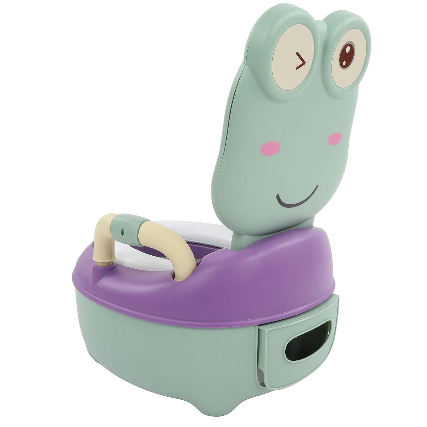 Focket Toddler Potty, 60kg Load Capacity BPA Free Potty Training Chair, Portable with Removable Washable Design and Guard for Girls