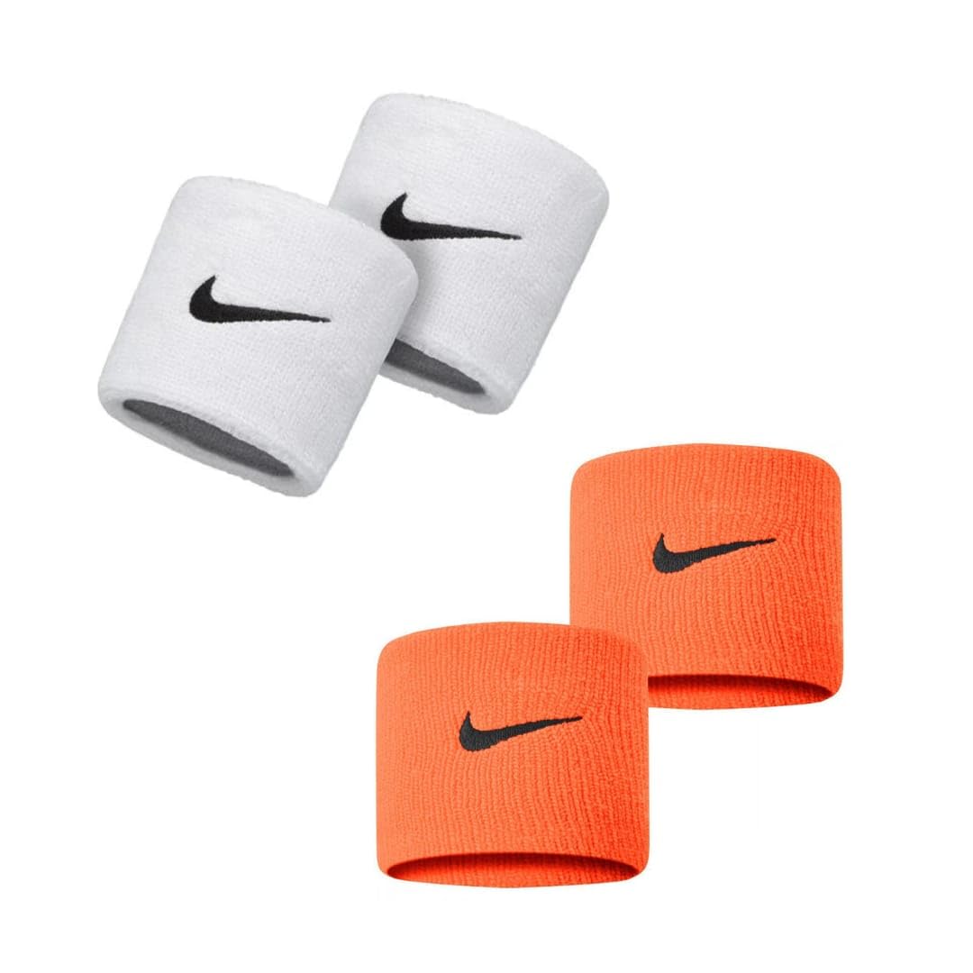 Sweksha Creations Wrist Band for Men & Women 3 Inch - Wrist Sweat Band(White and Orange) (B0C8J6XJSB) Amazon Price History, Amazon Price Tracker