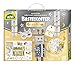 Produktbild Lena 42666 - Premium Bastelkoffer Gold und Silber mit 1500 Teile, Bastelmaterial mit Glitzer-Moosgummi, Metallic-Papier, Perlen, Edelsteine, Blattgold, Pompon und mehr, für Kinder ab 5 Jahre, Mittel