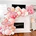 4 Pcs Pink Bow Balloons Bow Birthday Decorations for Girls Women Bow Theme Valentines Day Party Decorations for Bridal Shower Baby Shower Engagement Bachelorette Party Decorations 26 x 24 Inch