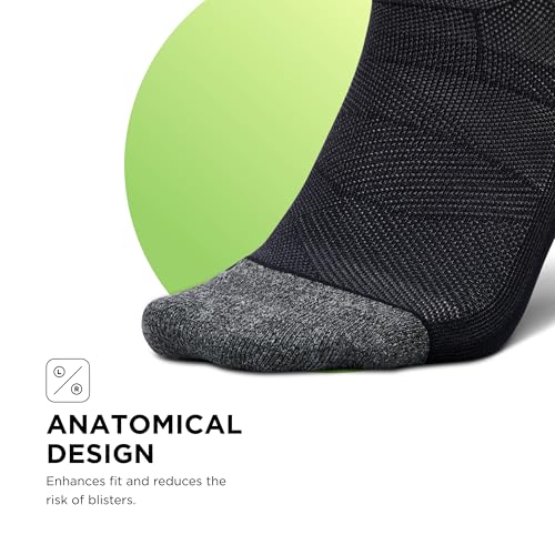 Image of Feetures Elite Light Cushion Mini Crew Sock - Sport Sock with Targeted Compression