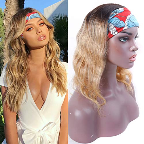 1B/27 Blonde Human Hair Wigs Body Wave Headband Wig for Black Women None Lace Front Wigs Highlight Ombre Strawberry Blonde Wig Human Hair 2 T Dark Roots Brazilian Human Hair Headband Wigs 20 Inch
