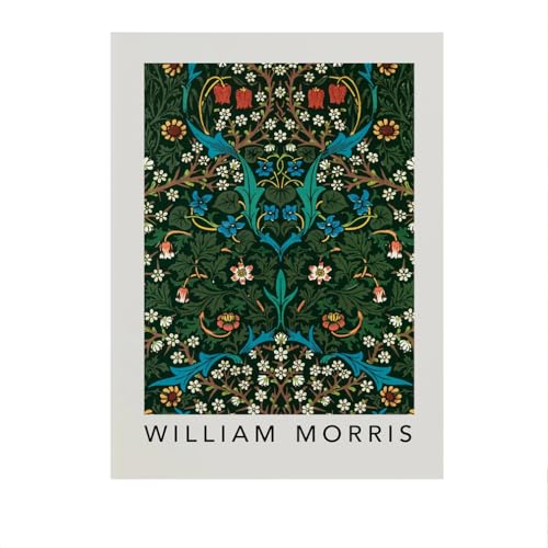 Poster William Morris fleuri sublimez votre salon avec l'art botanique