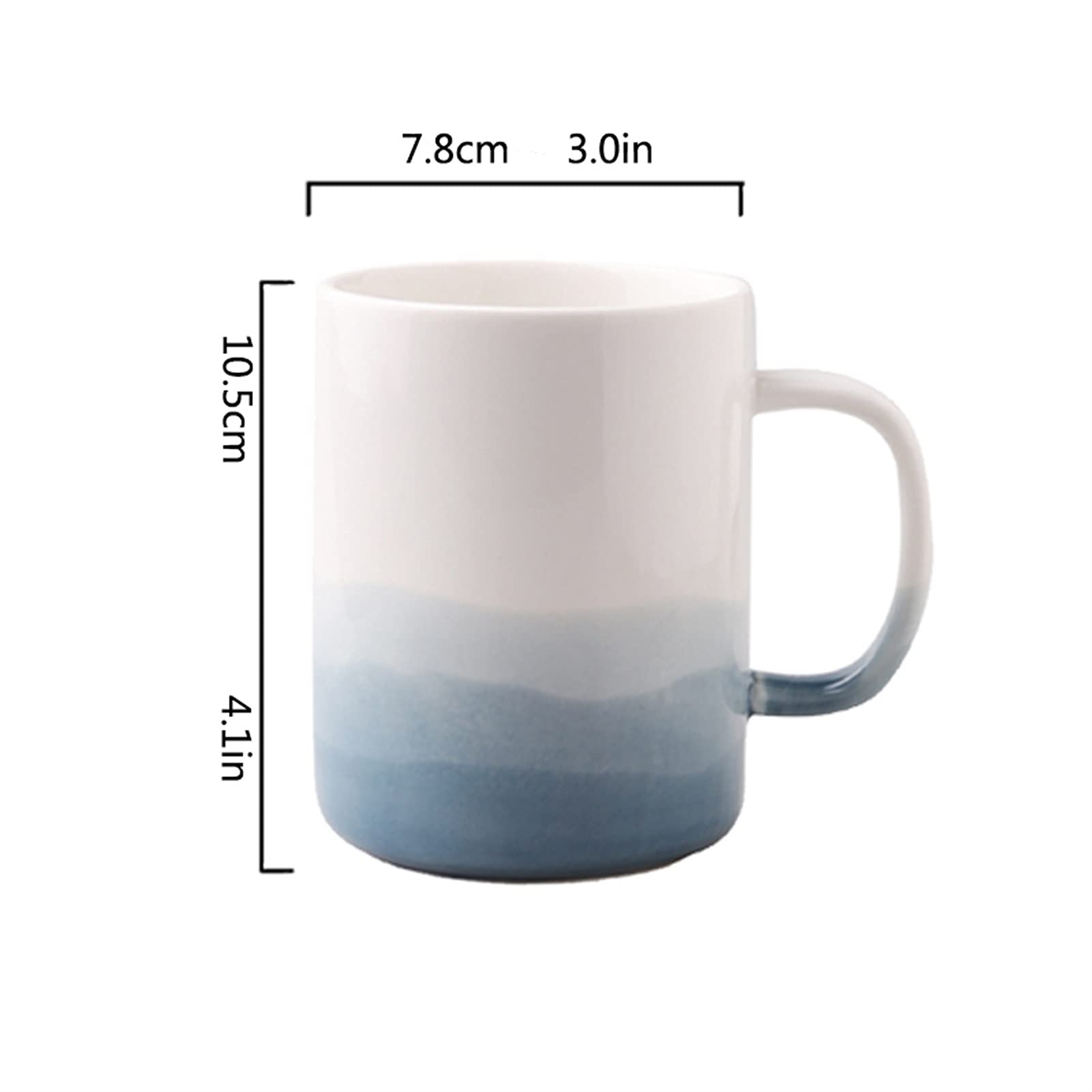 Tazza da caffè, Tazza da tè Tazza da Acqua con Manico Tazza da caffè Creativa per Ragazzi e Ragazze Adatta per Ufficio, casa e Scuola (C)