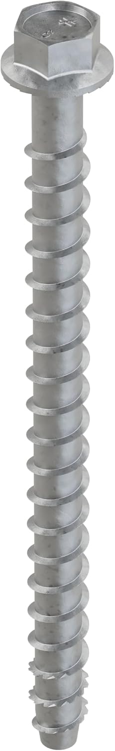 Simpson Strong-Tie THD37600HMG Titen HD 3/8 in. x 6 in. Mechanically Galvanized Heavy-Duty Screw Anchor (50-Qty)