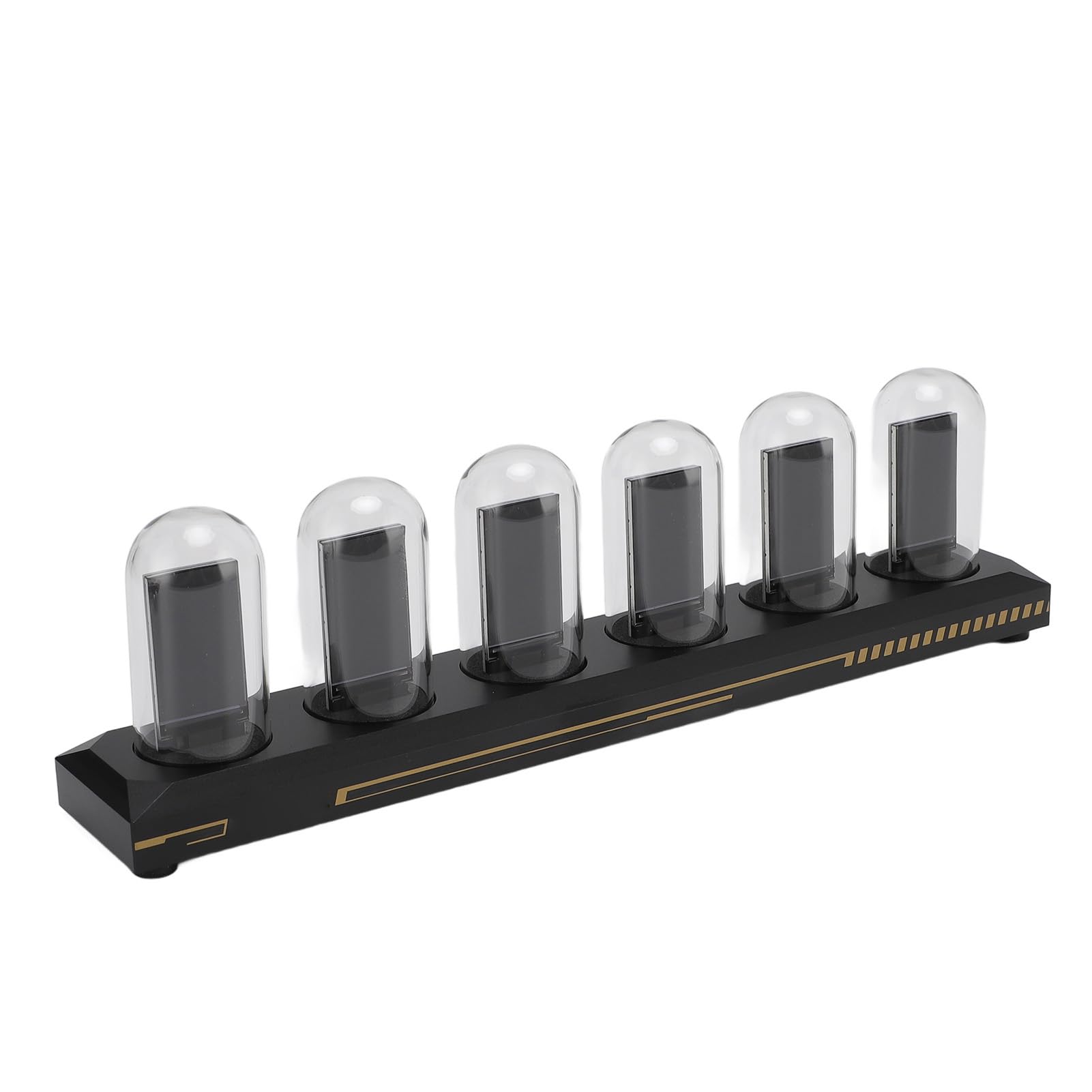 Aramox Orologio Nixie RGB Tube, Lega di Alluminio con Schermo IPS da 1,14 Pollici, Colori Personalizzabili e funzionalità di Sincronizzazione per l'arredamento della Casa e gli Appassionati di
