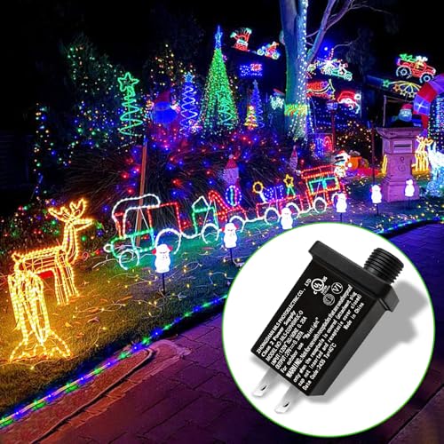 Image of 29V 6W Class 2 Power Supply LED Transformer Replacement IP44 Low Voltage Adapter for Christmas Tree String Light, Fairy Light, Net Light