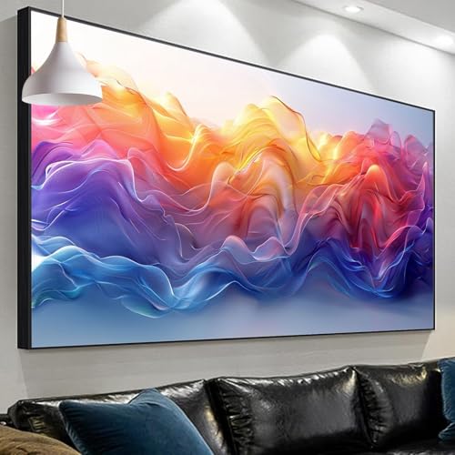 Diamond painting adulte triptyque panorama 120x40cm salon SP-838